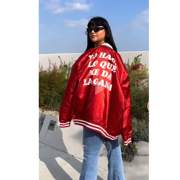 HIJA DE TU MADRE BOMBER JACKET - Picture 9 of 16